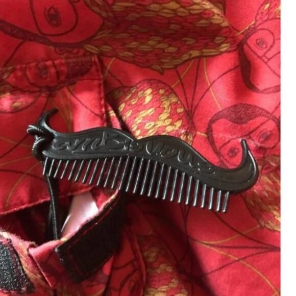 Ambiguous Red board shorts swim trunks Bearded Man Design men’s small - Picture 3 of 15